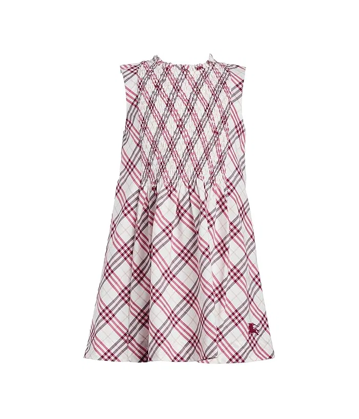 Платье Yvette Check Burberry Kids, Aubergine