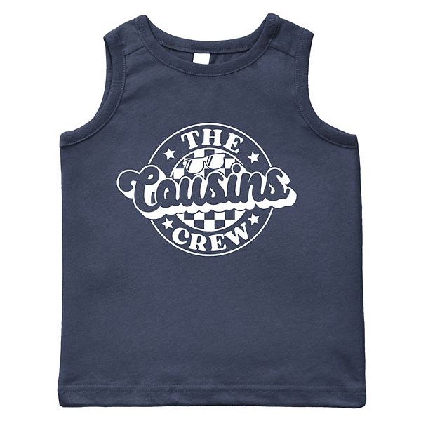 

Футболка The cousins crew в клетку для малышей The Juniper Shop, Navy