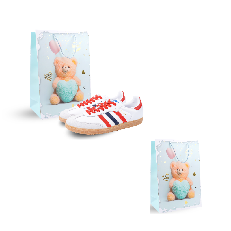 

Adidas Originals Кроссовки Samba Low top Skateboard Shoes Unisex Red White Blue