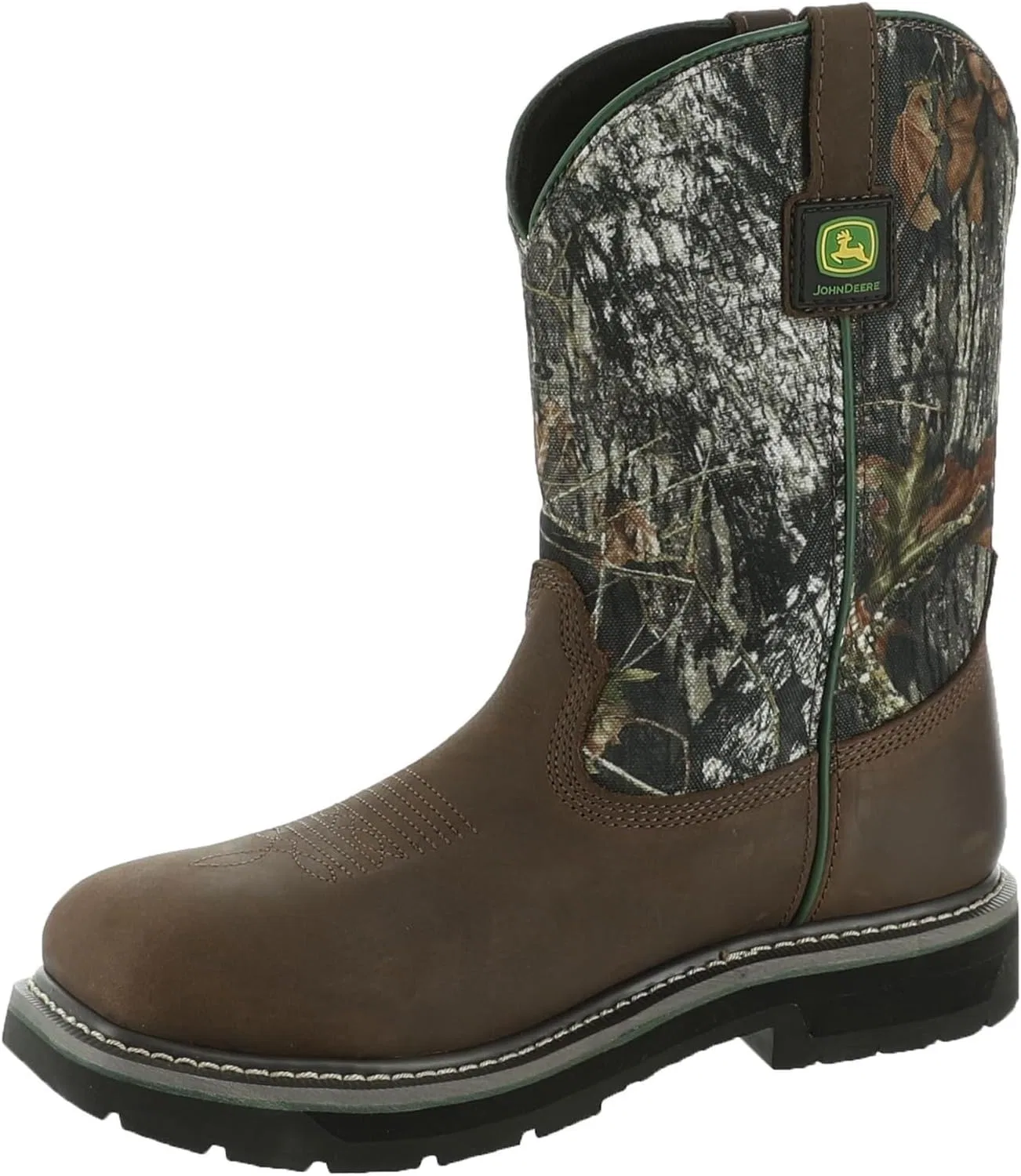Мужские ковбойские сапоги Skechers John Deere Rowood Mossy Oak Shaft Wellington, Camouflage — фото 4