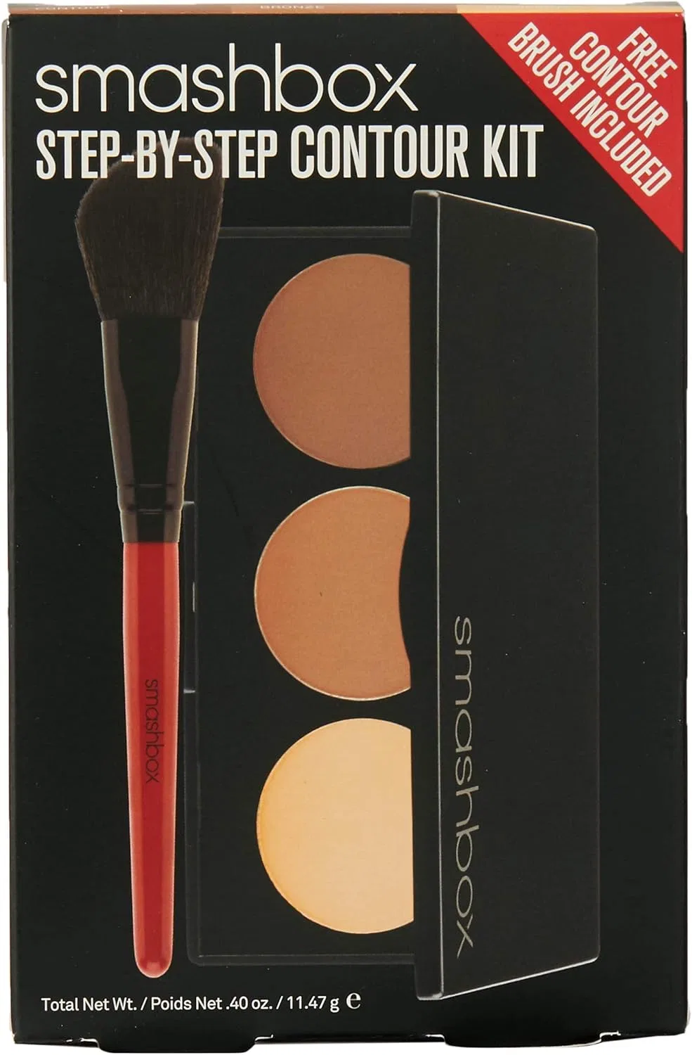 Контурный набор Smashbox Step By Step с кистью, 0.4 унции, коричневый, бежевый — фото 2