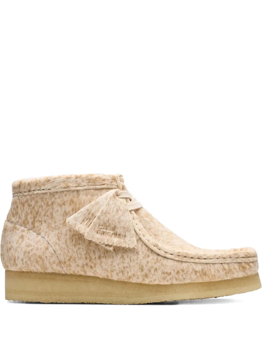 Дерби-туфли Wallabee "Speckled Hair On" Clarks Originals, нейтральный