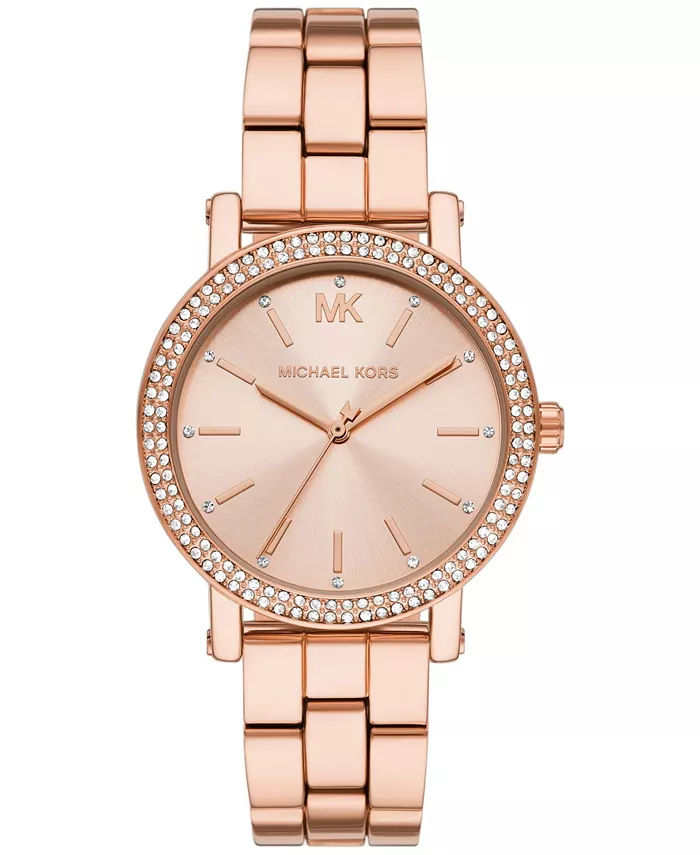 

Женские часы Corey с тремя стрелками, позолоченные, из сплава, 38 мм Michael Kors, золотой