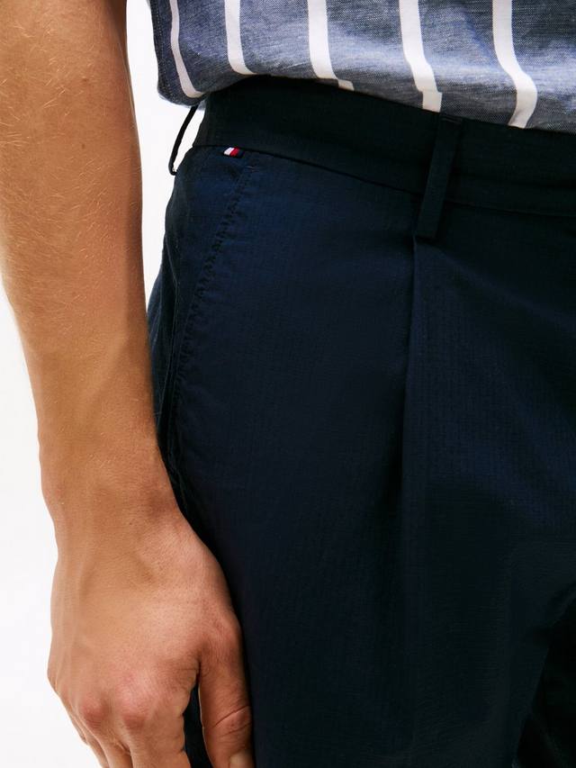 Зауженные брюки из хлопковой смеси Tommy Hilfiger — фото 4