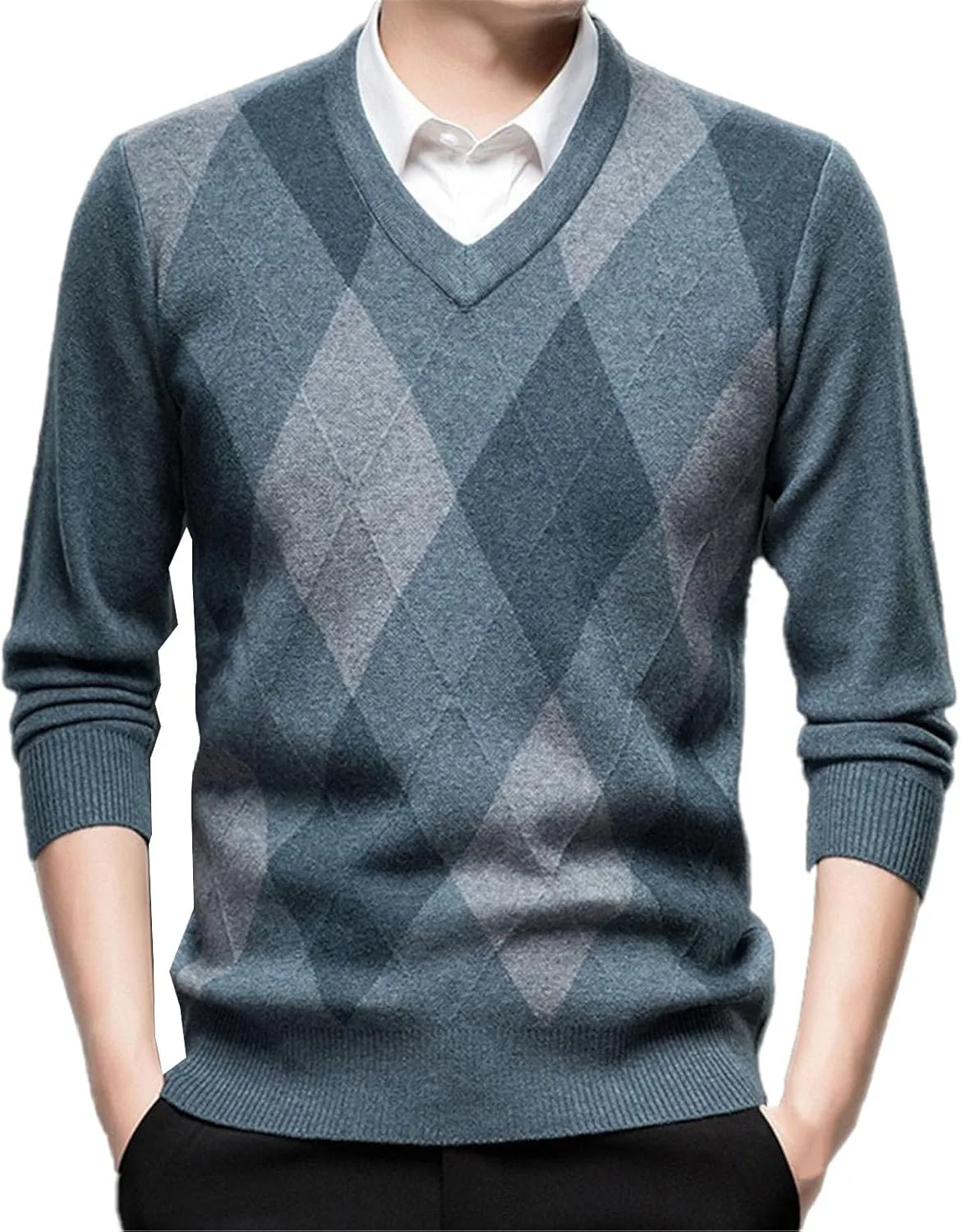 

Зимний мужской шерстяной свитер CXLCZNKG