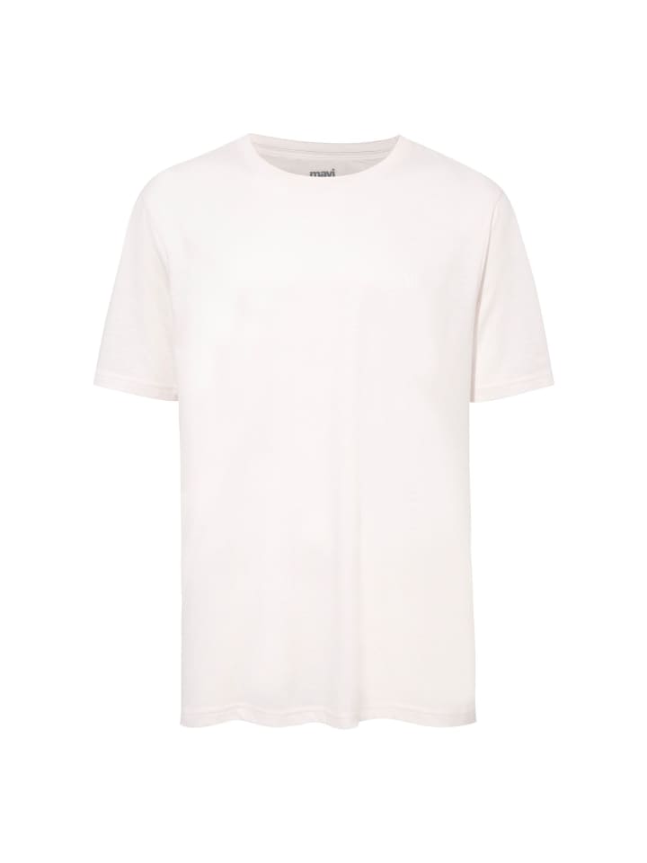 

Футболка с короткими рукавами, круглым вырезом и логотипом цвета античной розы Mavi Jeans