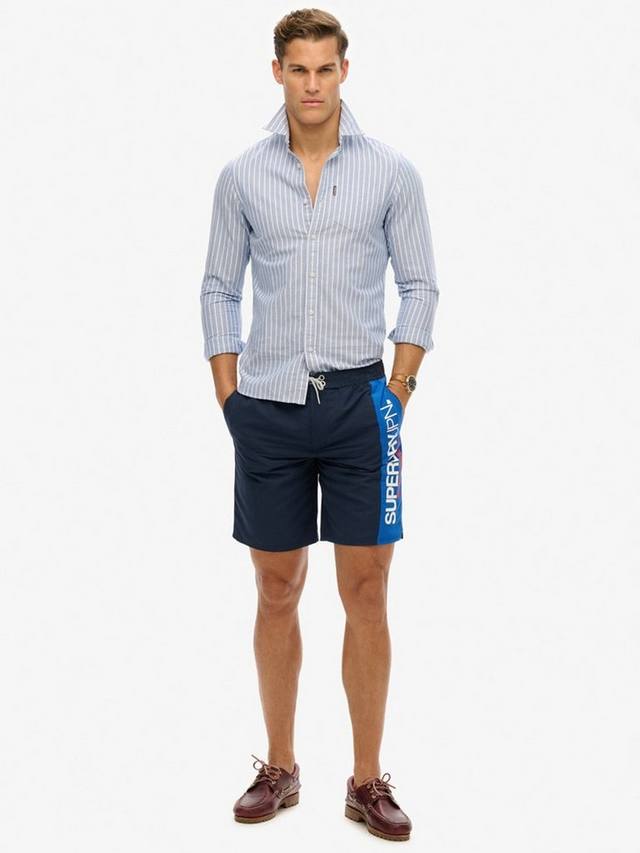 

Шорты с логотипом спортивной одежды 19 дюймов Superdry, цвет Richest Navy