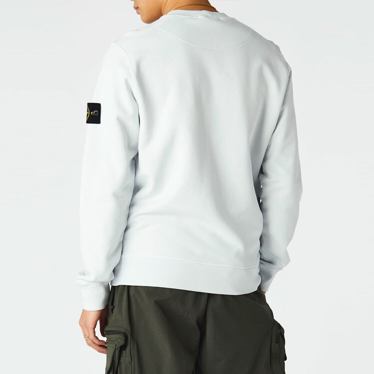 Толстовка мужская Ice Blue Stone Island, голубой — фото 4