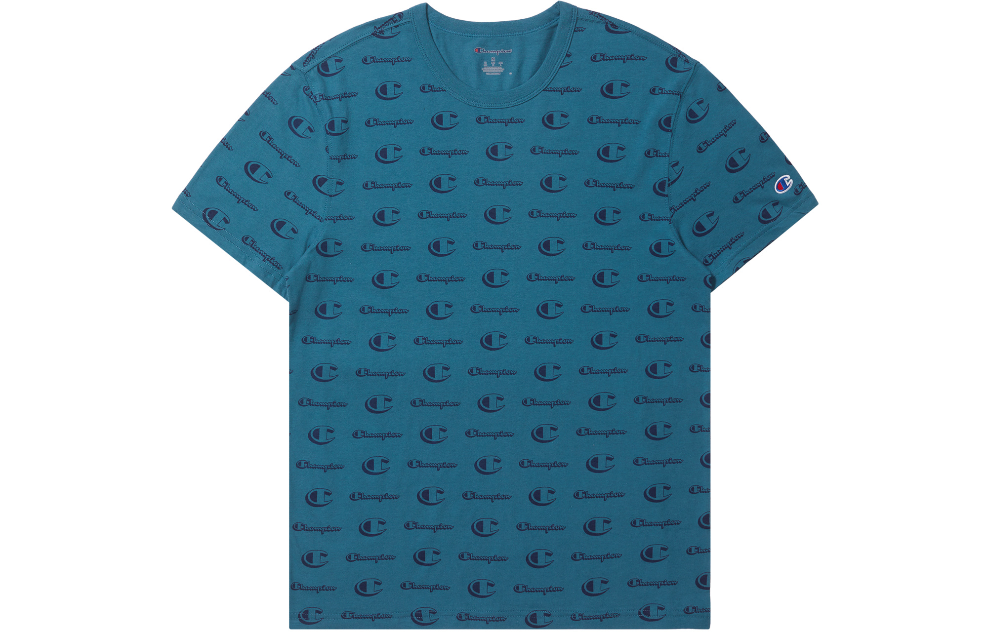 

Футболка унисекс Champion, Green All over Print