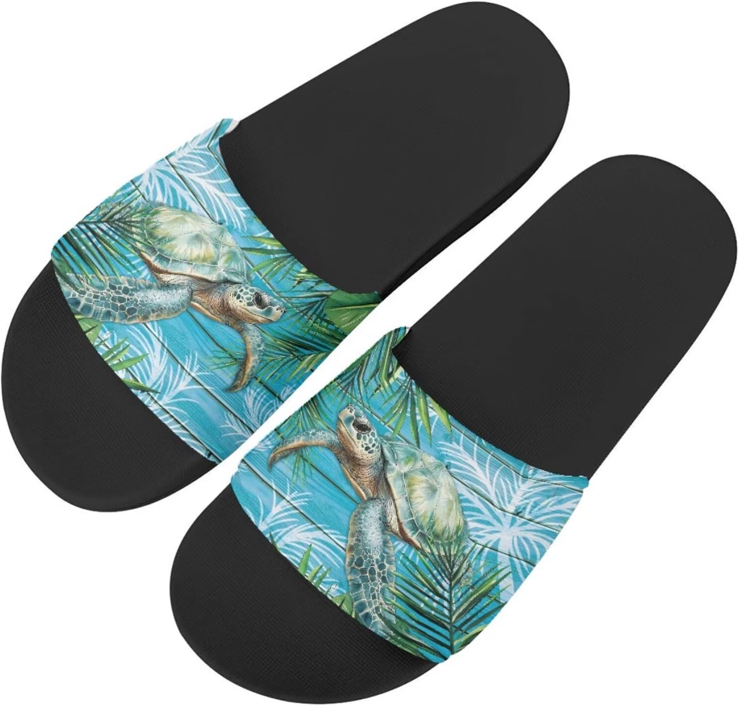 

Сандалии, женские тапочки, готические, с принтом петуха, летние домашние тапочки, для дома, улицы, пляжа, отеля, противоскользящие тапочки Getelinseng, Turtle on Beach