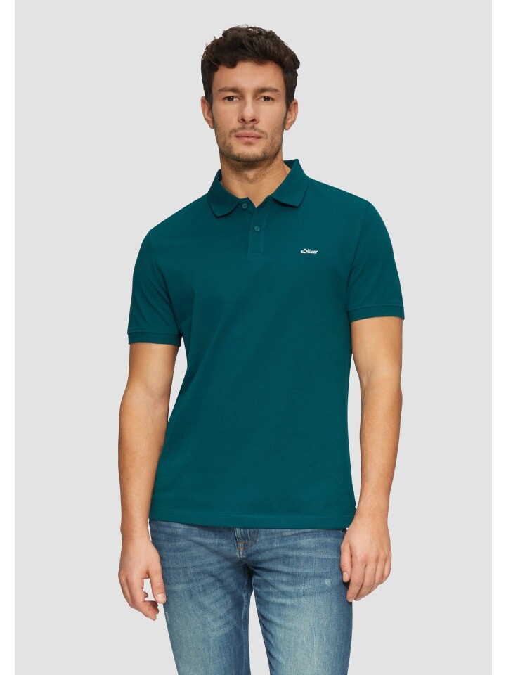

Футболка s.Oliver Polo-Shirt kurzarm, цвет Petrol