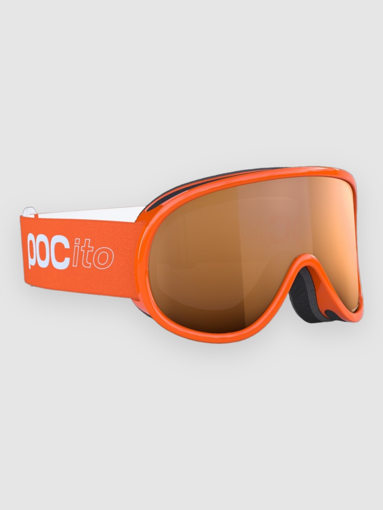 

Очки для сноуборда POC Pocito Retina Fluorescent Orange Goggle, partly sunny light orange