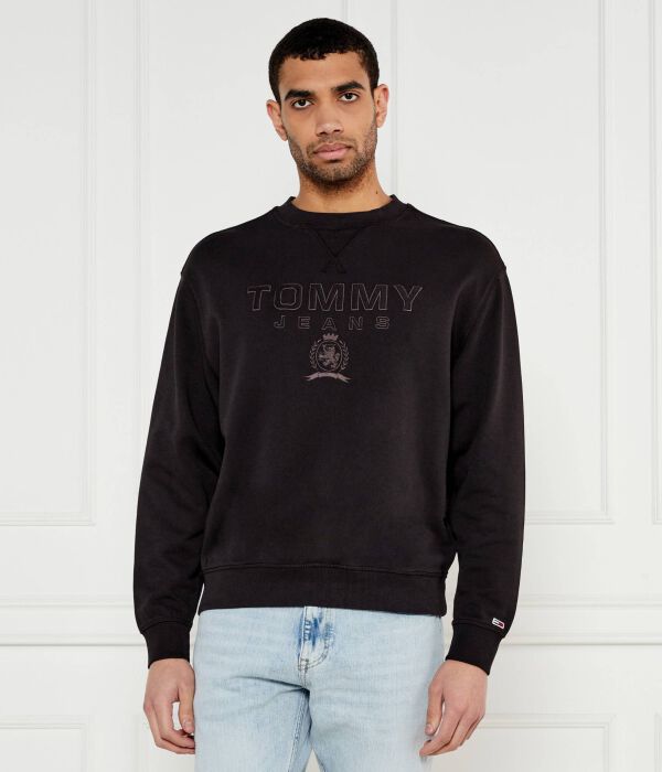 

Свитер Loose fit Tommy Jeans, черный