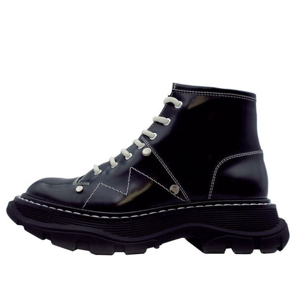 Кроссовки tread slick boot 'black silver' Alexander Mcqueen, черный