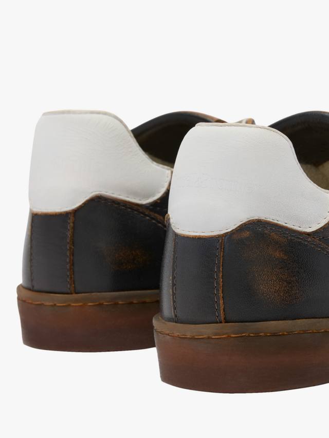 Northfleet кожаные шнурованные классические кроссовки Russell & Bromley, Brown — фото 4