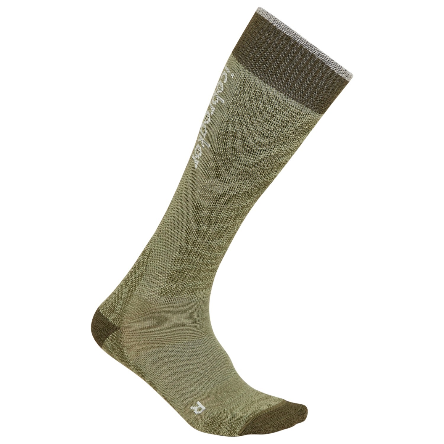 

Лыжные носки Icebreaker Merino Ski+ Light OTC Mountain Contour, цвет Lichen/Loden/Ether