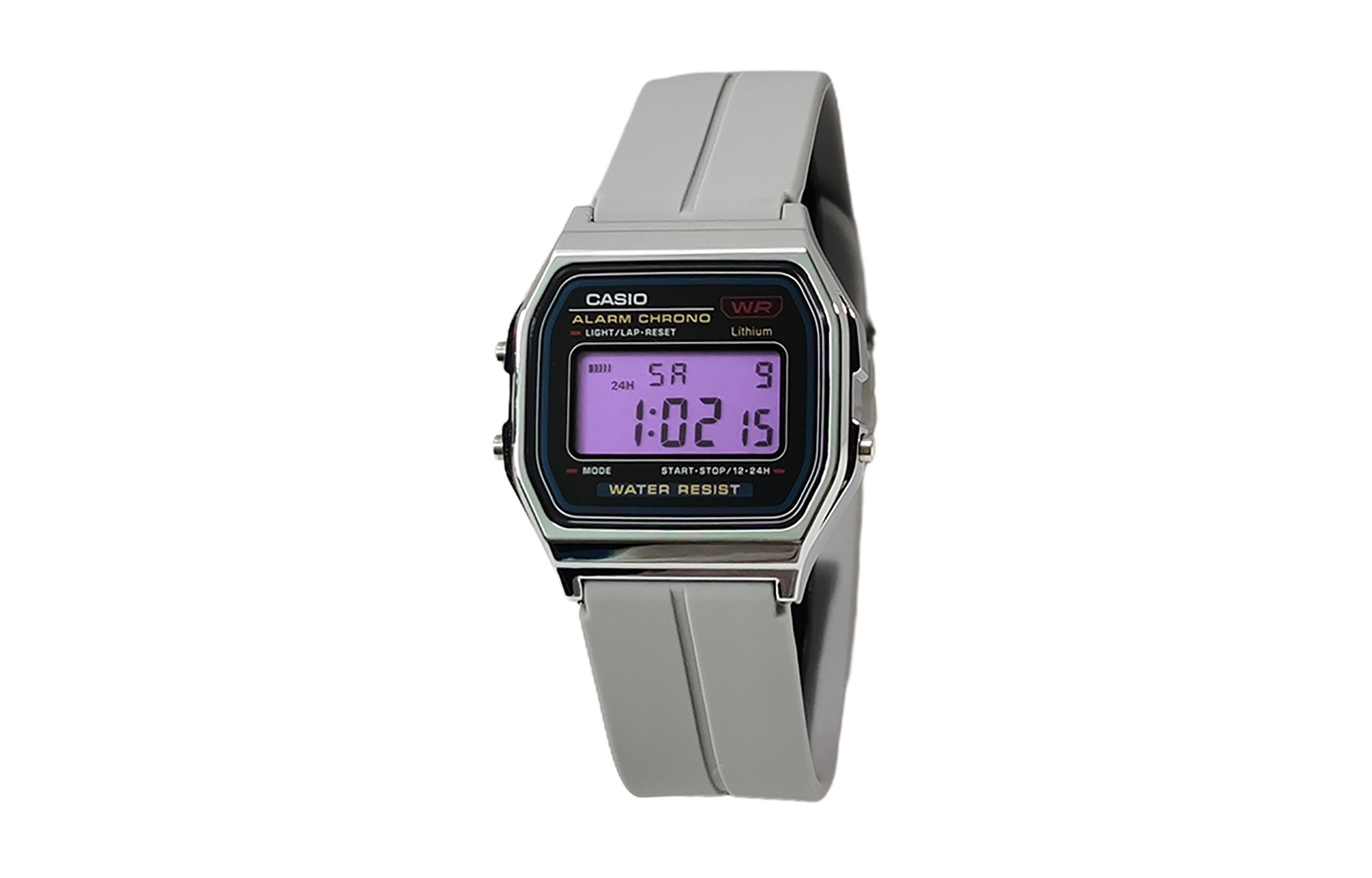 

CASIO Кварцевые часы унисекс с силиконовым ремешком и черным циферблатом