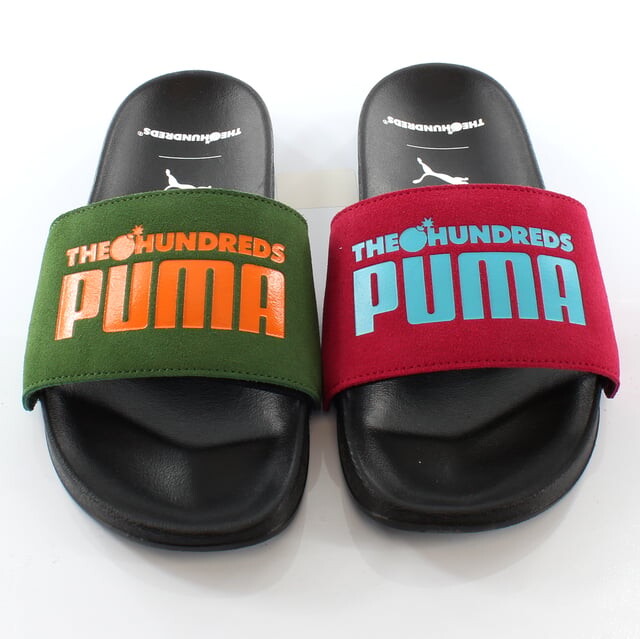 

Возглавьте сотни ползунков в шлепанцах 372940 01 Puma, мультиколор