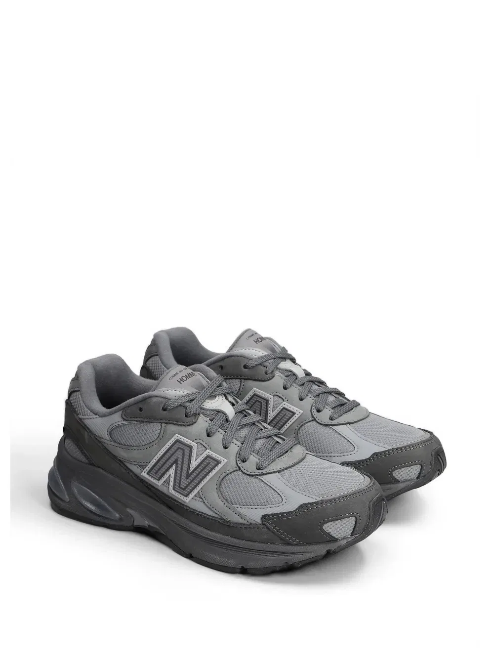 Кроссовки X Comme Des Garçons Homme с логотипом и вставками NEW BALANCE, серый — фото 2