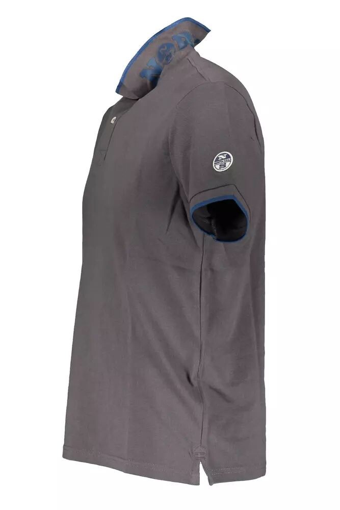 

Элегантная мужская рубашка-поло с короткими рукавами North Sails, серый