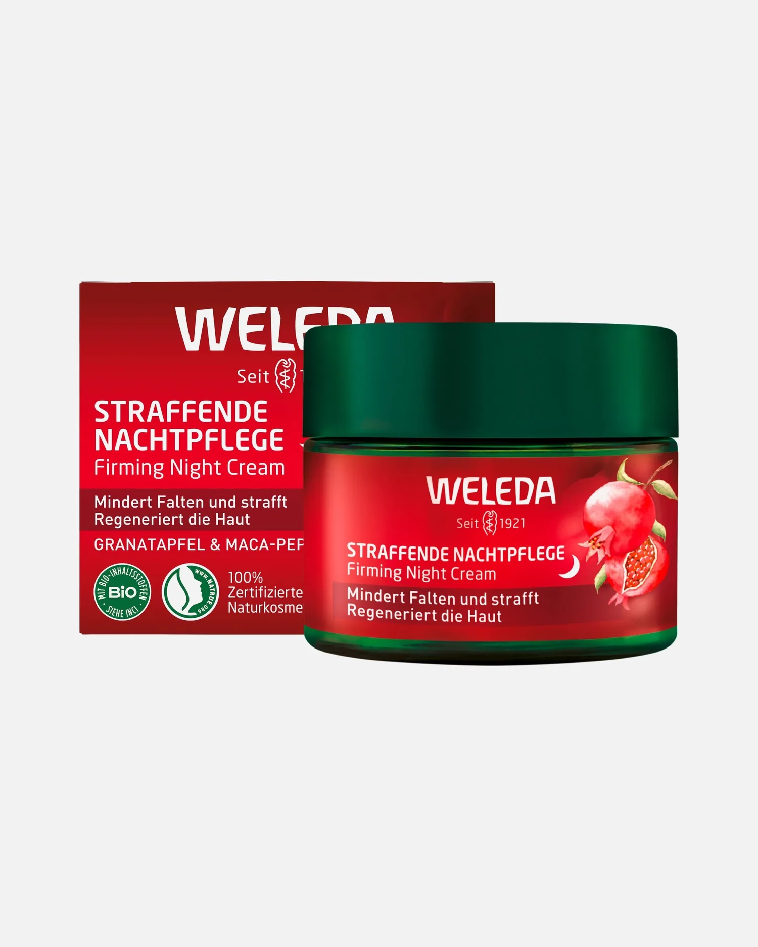 Крем для лица Weleda — Ночной с гранатом для укрепления кожи, 40 мл