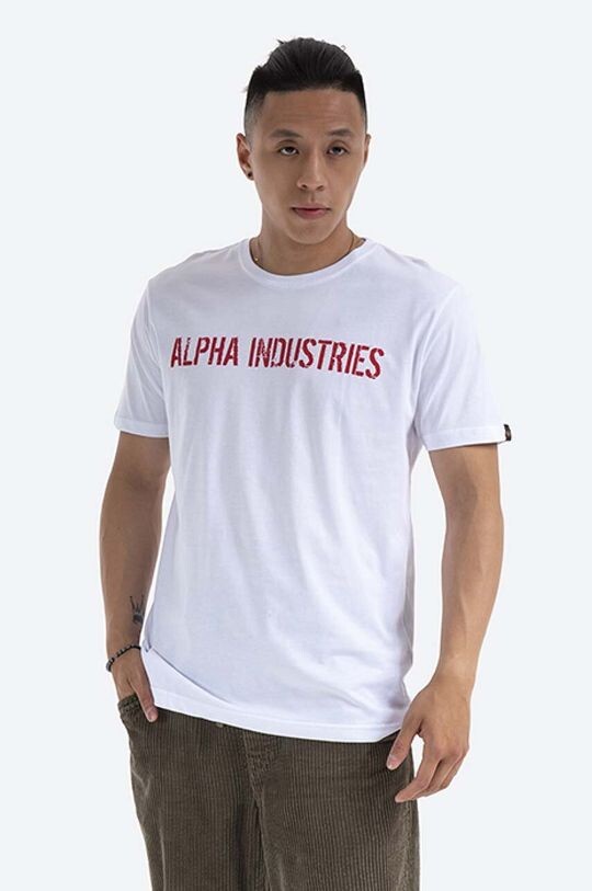 

Хлопковая футболка RBF Moto Alpha Industries, белый