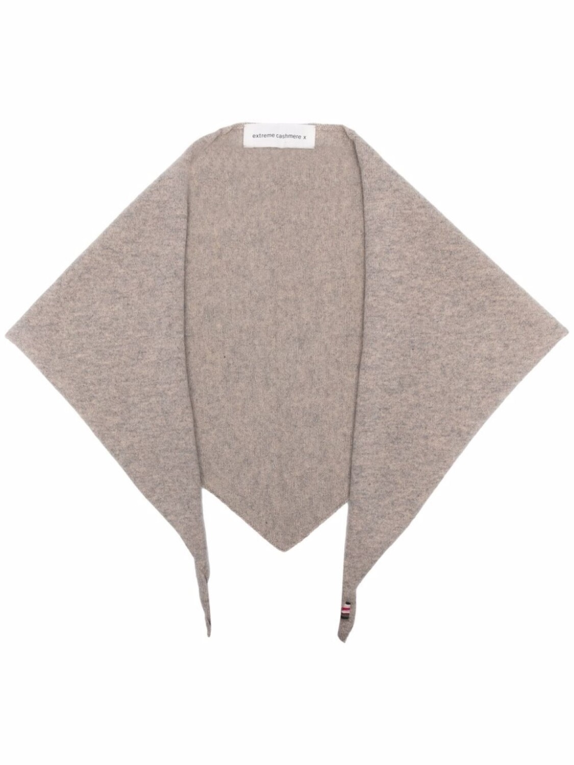 

Extreme cashmere вязаный шарф, нейтральный цвет