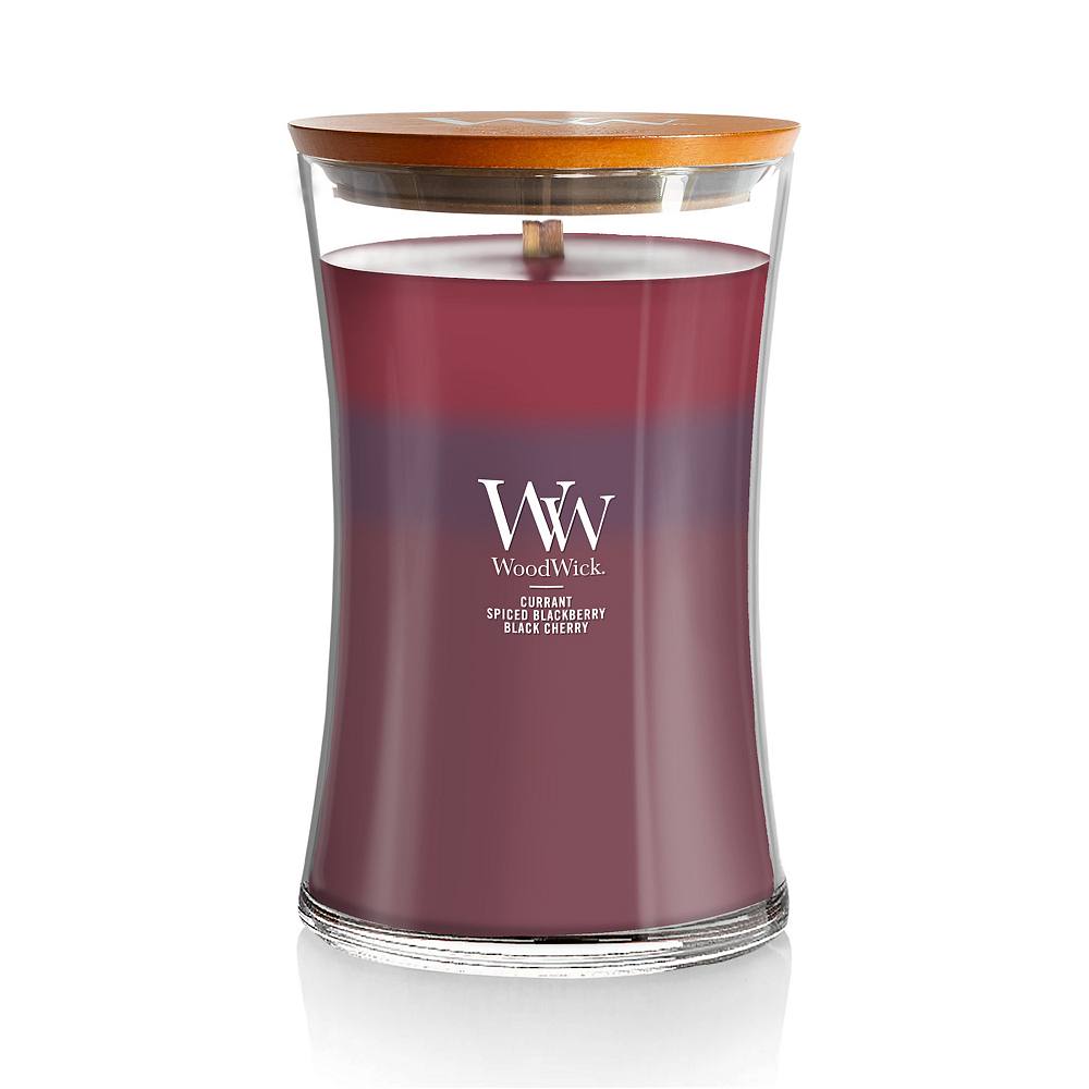 

Свеча WoodWick Sun-Ripened Berries Trilogy, большая свеча «Песочные часы», мультиколор