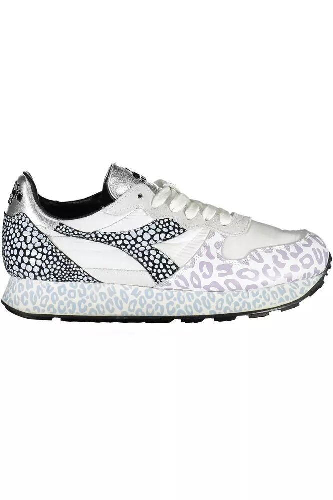 Женские кроссовки Diadora Chic на контрастной подошве, белый — фото 2
