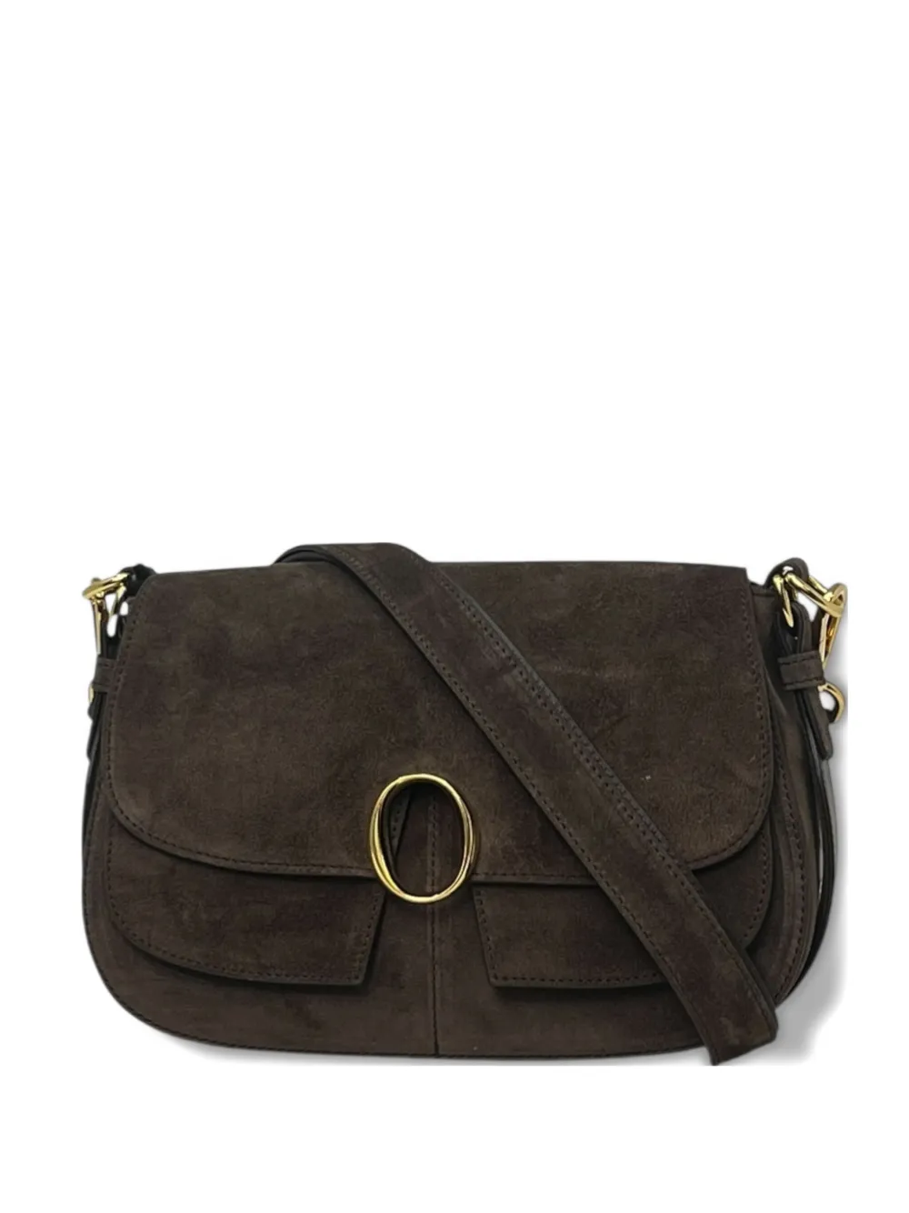 

Сумка через плечо с кольцом Orciani, коричневый