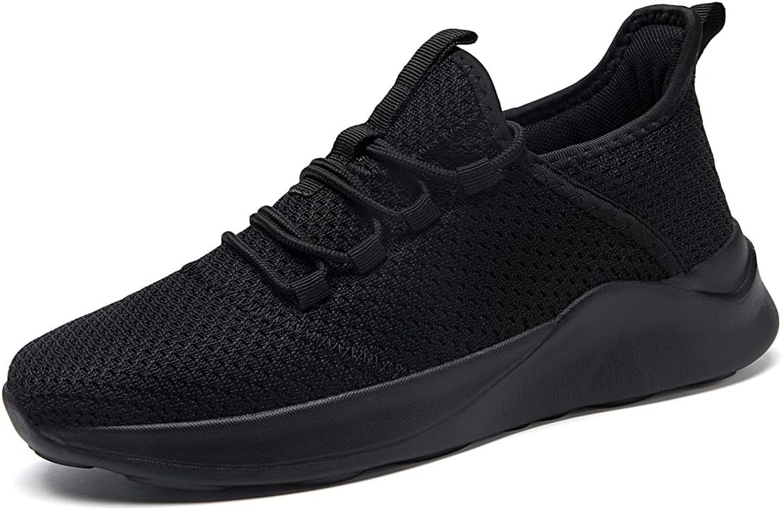 

Мужские кроссовки WYGRQBN Легкие дышащие слипоны для бега, тренировок в зале, тенниса и повседневной моды, черный
