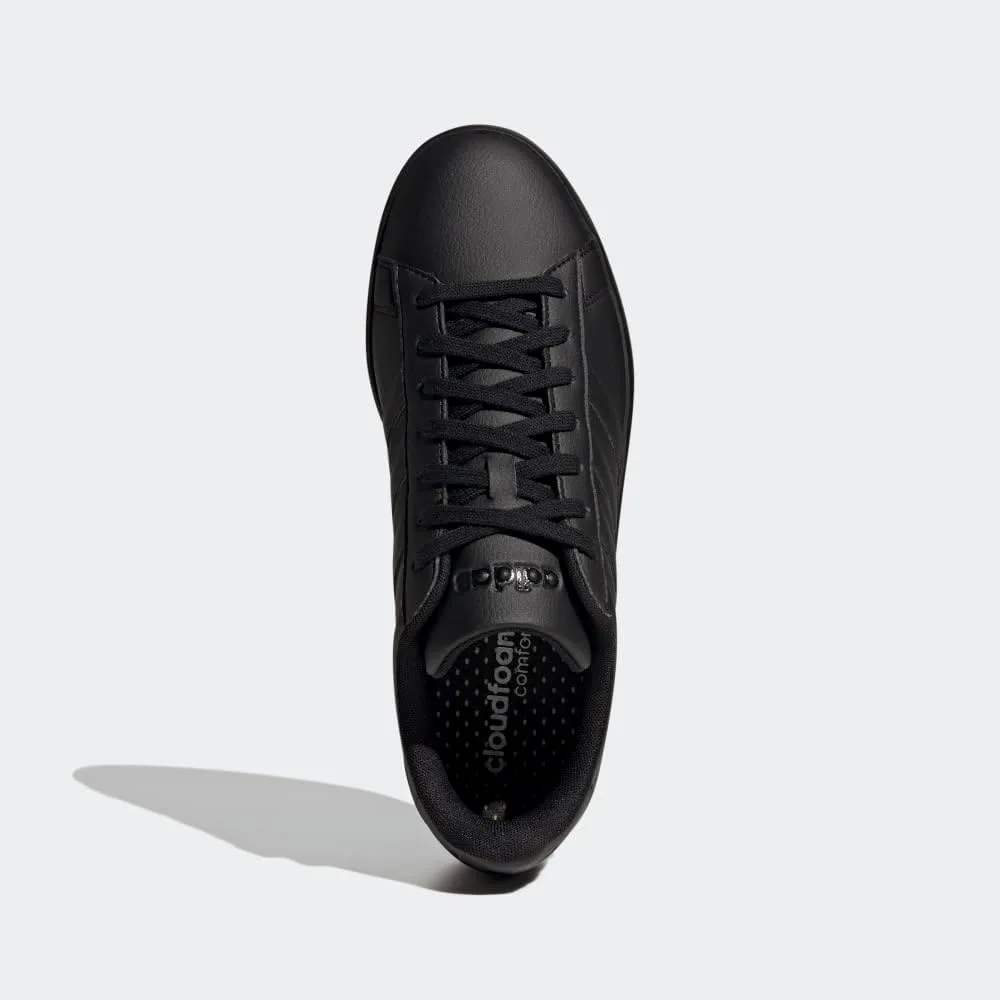 Кроссовки Adidas Unisex Grand Court 2.0, белый/черный — фото 3