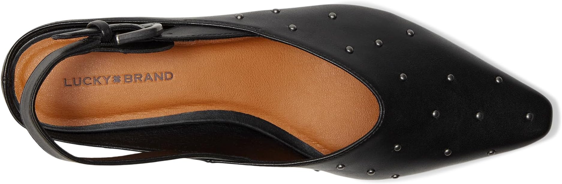 Туфли Lucky Brand Brigeet Studded Slingback Mule, черный — фото 2