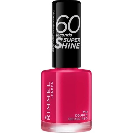

Rimmel 60 Seconds перезапуск лака для ногтей Double Decker Red, 3 Brujas