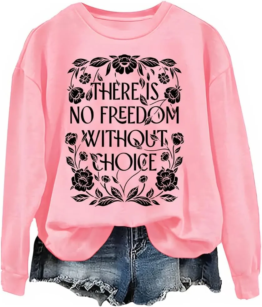 

Толстовка There Is No Freedom Without Choice, худи Casual с длинными рукавами woati