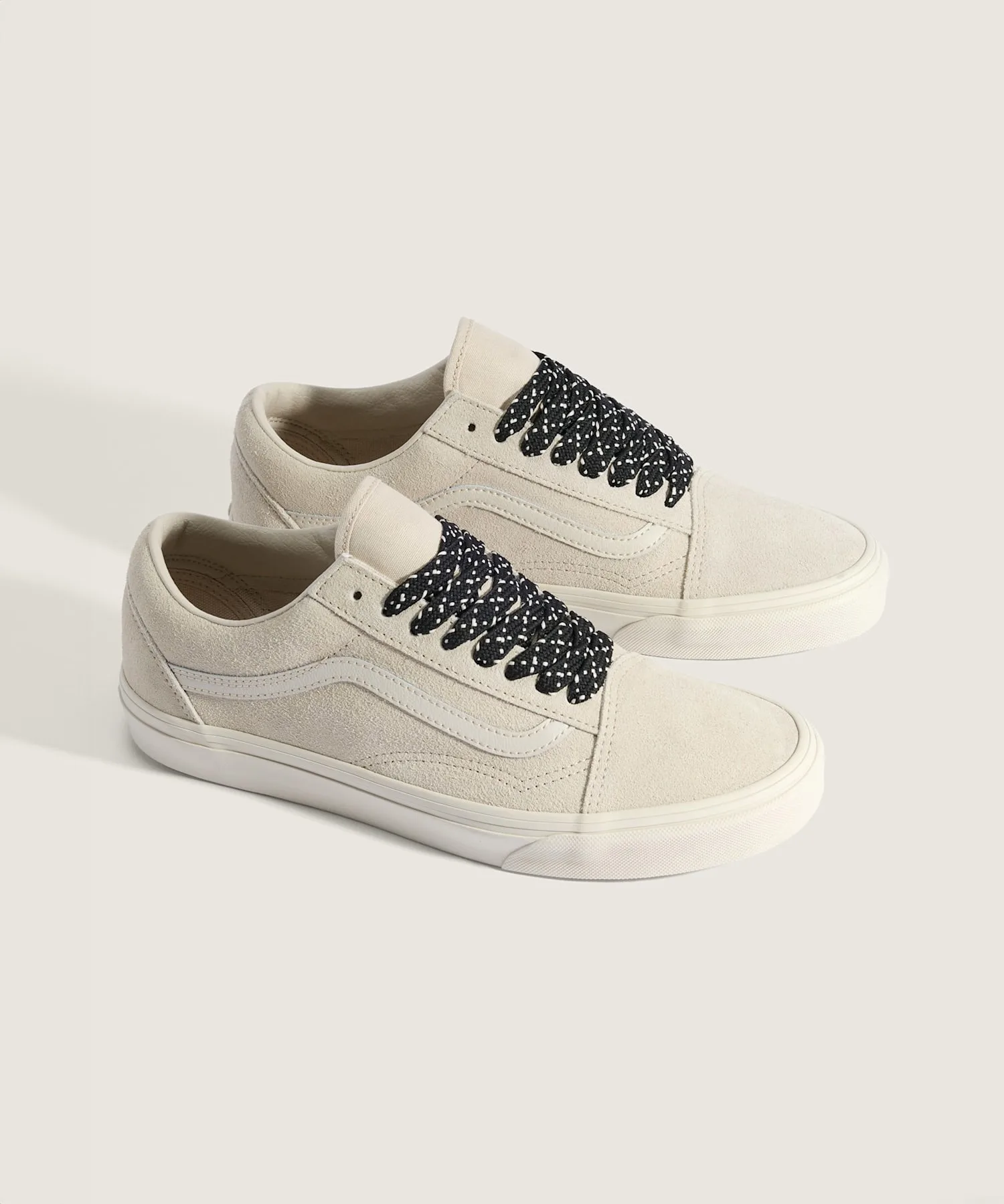 Кроссовки из натуральной кожи VANS Old Skool MONO TAUPE бежевые — фото 2