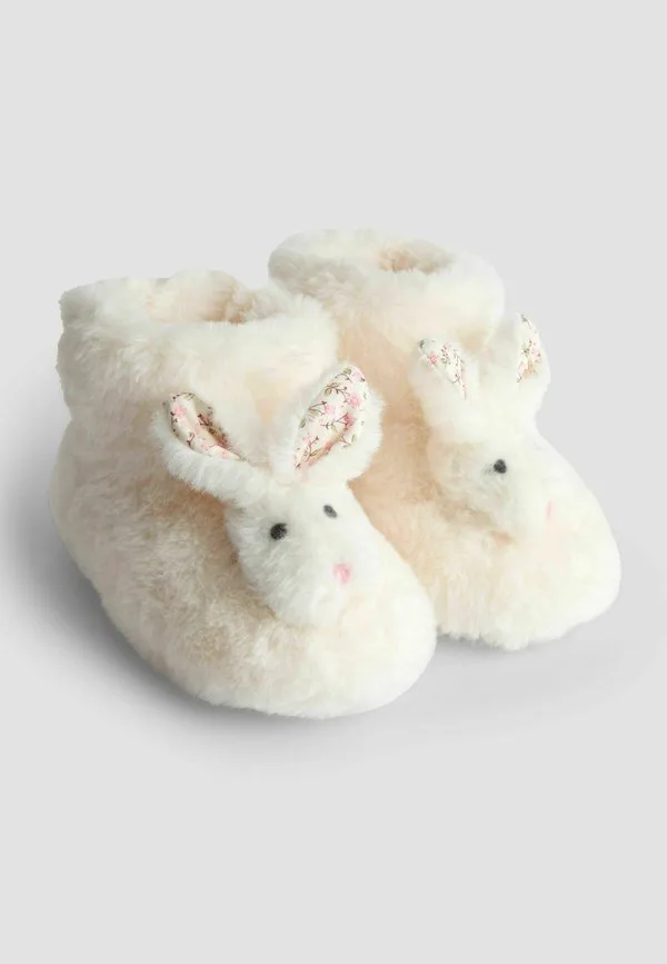 Тапочки стандартного размера Jojo Maman Bébé, White Bunny — фото 2