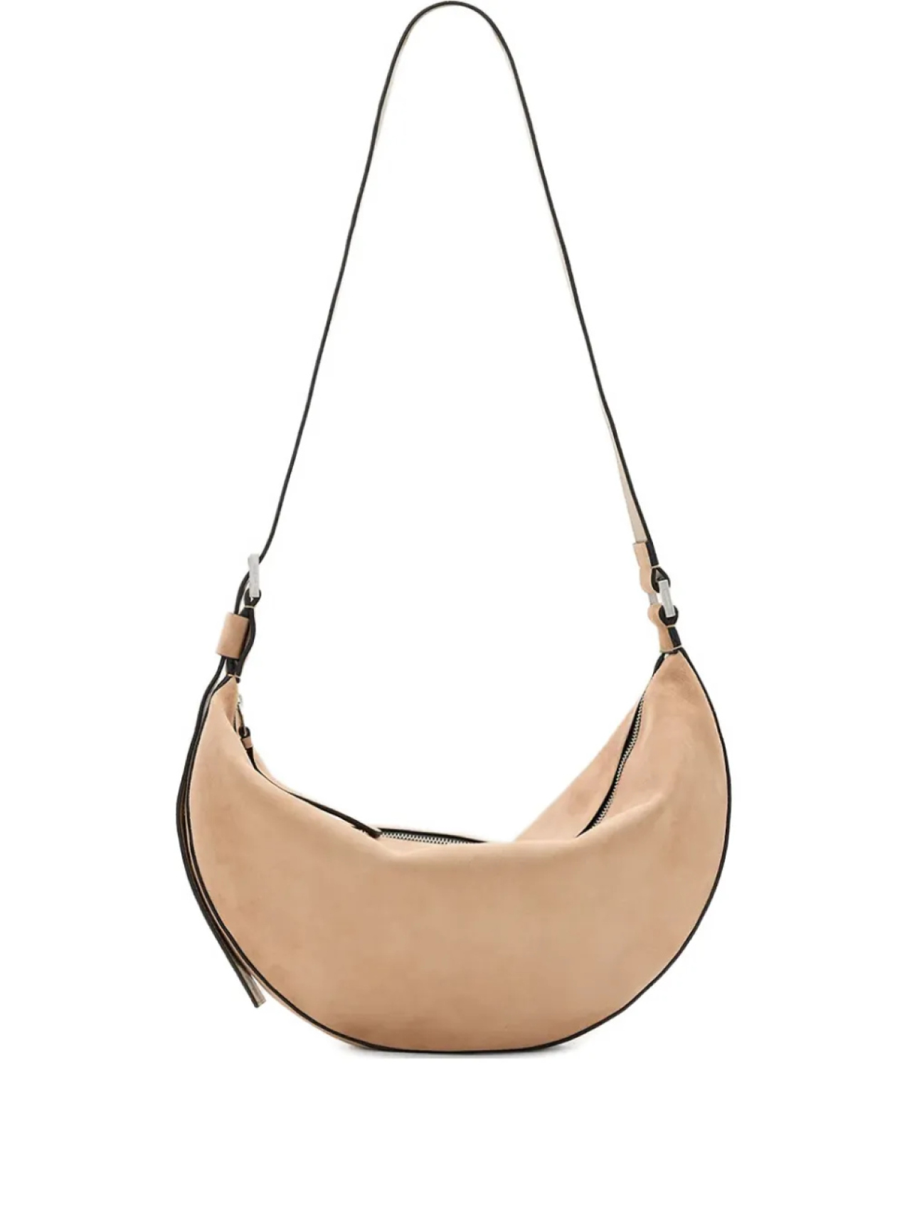 

Сумка через плечо из замши Half Moon AllSaints, нейтральный