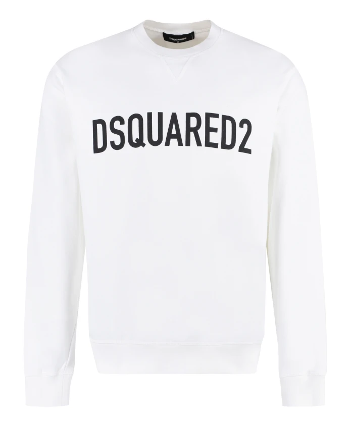 

Стильная толстовка с круглым вырезом Dsquared2, белый