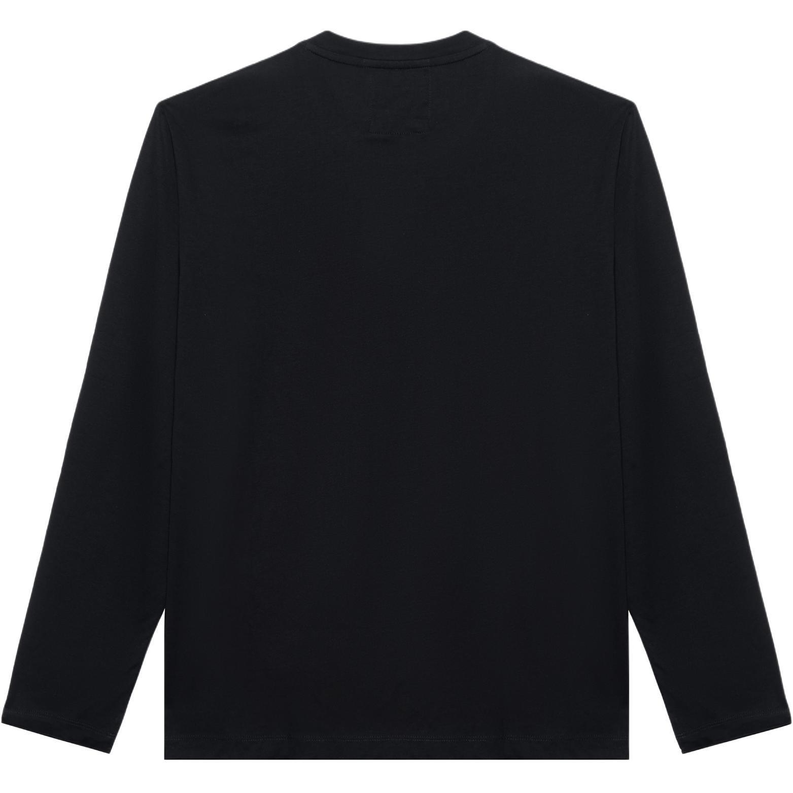 

Pima jersey Jumper With Printed Logo EMPORIO ARMANI, черный