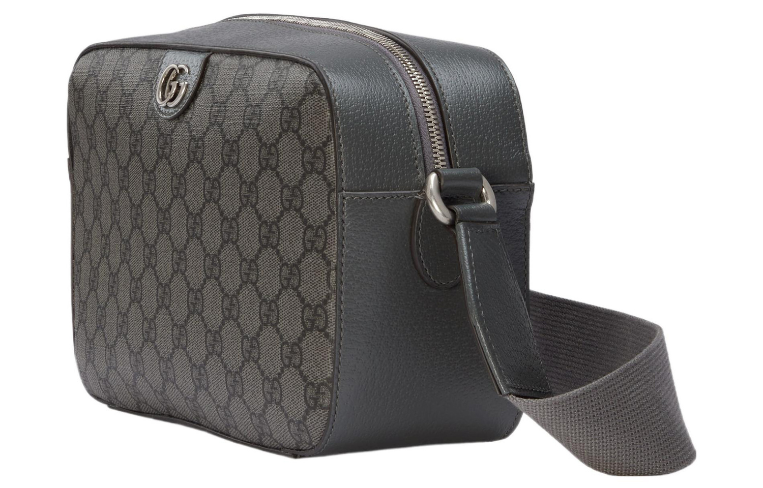 GUCCI Сумка-мессенджер Ophidia из холста с кожаной окантовкой — фото 2