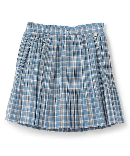 Простые плиссированные юбка-брюки Pom ponette junior, Moderate Blue