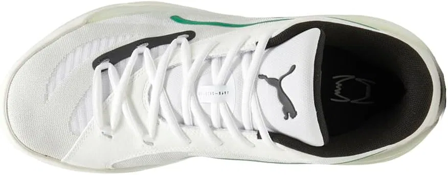 Спортивные кроссовки PUMA Unisex All-pro Nitro Team, Warm White Glacial Grey Archive Green — фото 4