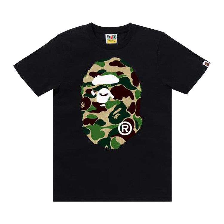 

Футболка BAPE ABC Camo Big Ape Head Tee, Black/Green