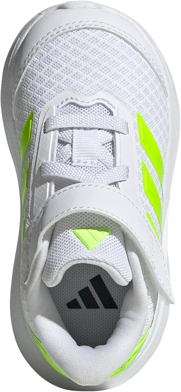 Кроссовки adidas Kids' Duramo SL с эластичными шнурками, белый — фото 3