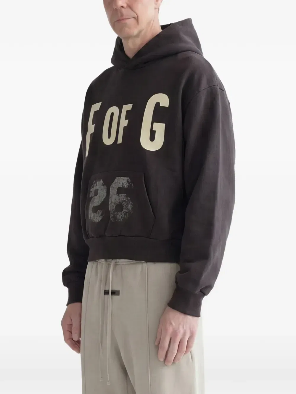Худи F Of G с классическим логотипом и рукавами реглан Fear Of God, коричневый — фото 2