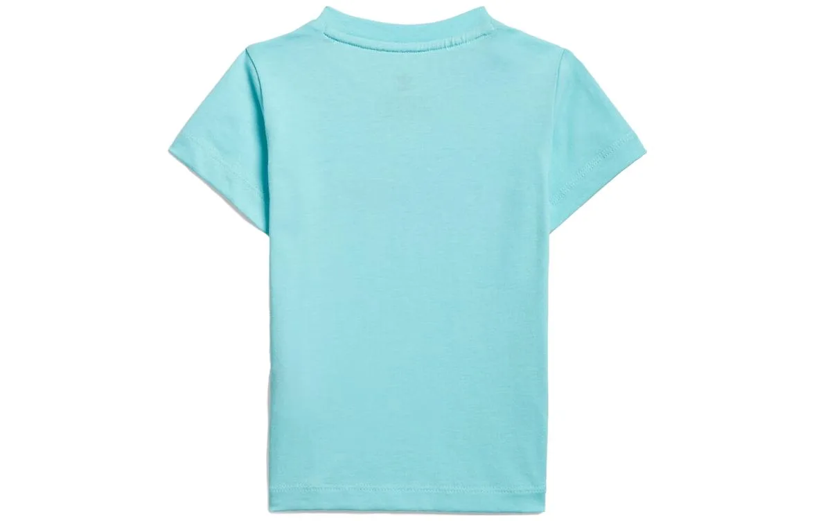 Adidas Originals Футболка sea blue для детей 3-7 лет — фото 4