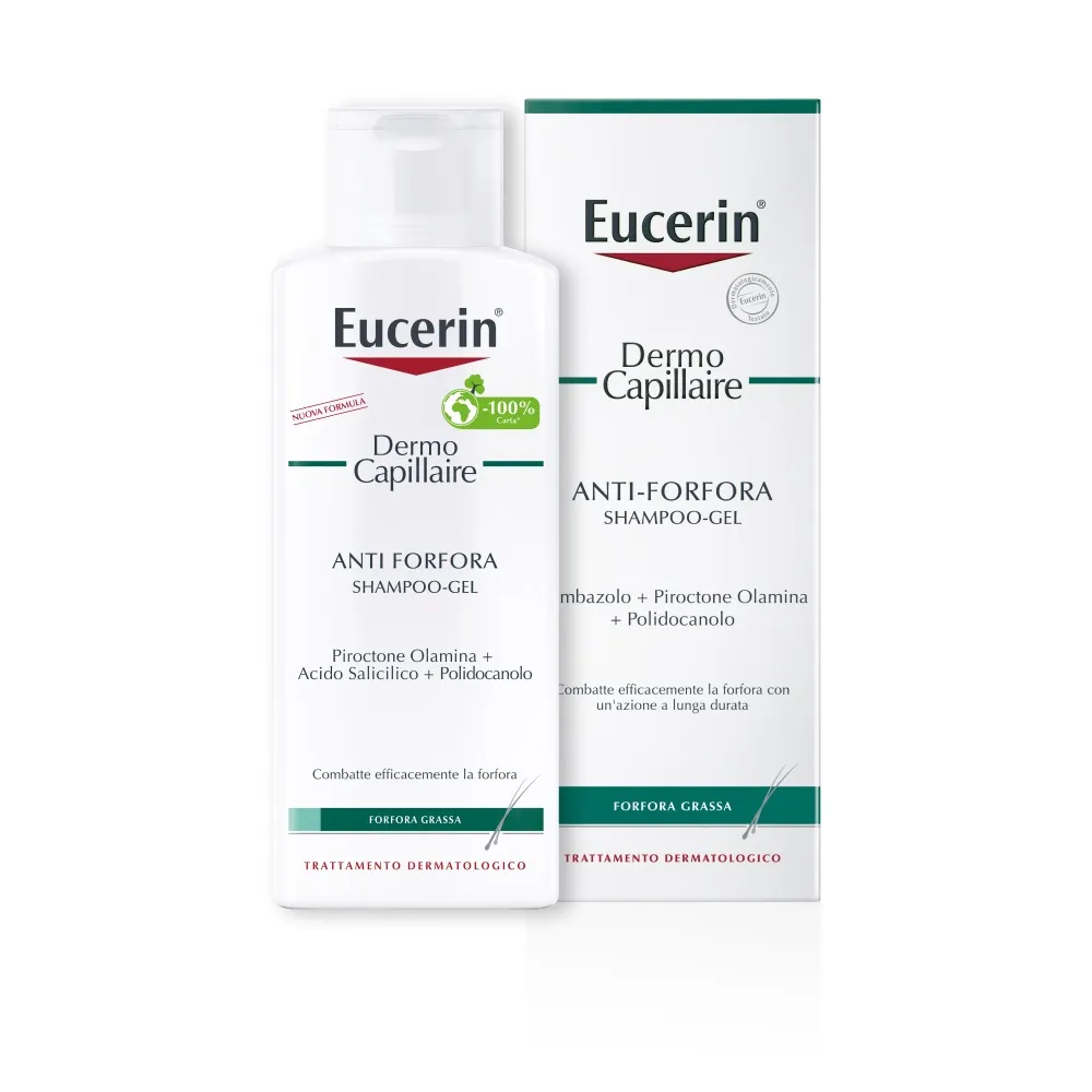 

Eucerin DermoCapillaire Шампунь-гель против перхоти 250 мл против жирной перхоти