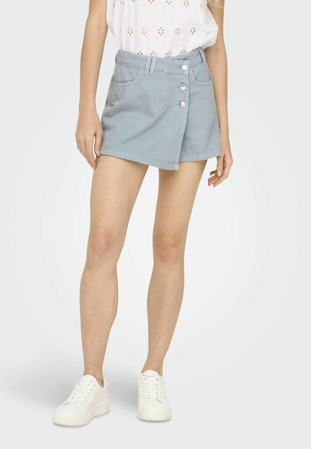 

Джинсовая юбка MILLY - Wrap skirt ONLY, светло-голубой