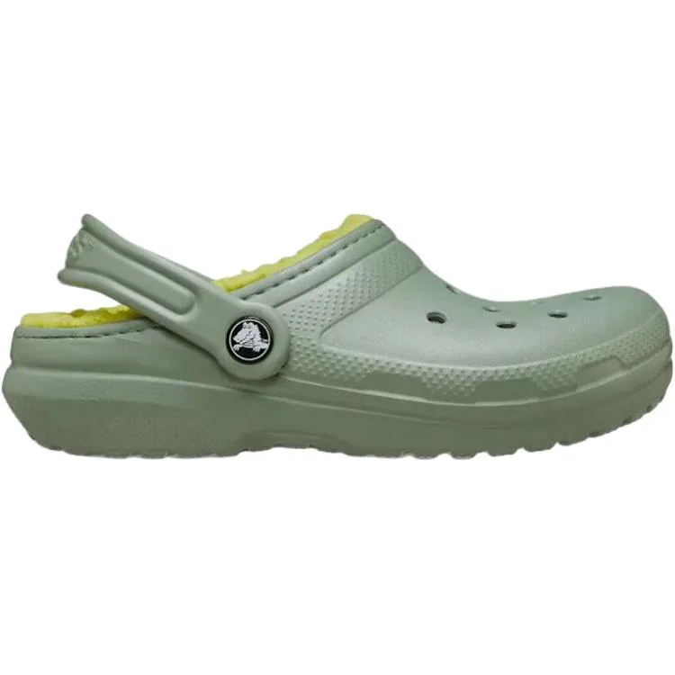 Классические водонепроницаемые сандалии-клоги для детей Crocs, зеленый — фото 3